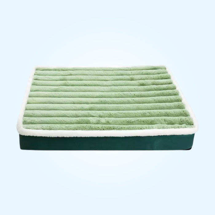 Matelas Déhoussable pour Chien Cocon Vert Sapin